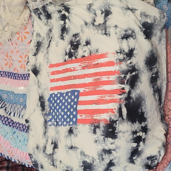 tie dye American Flag - Picture 1 of 2